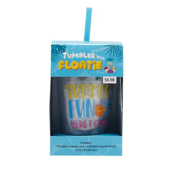 Blue Tumbler With Float