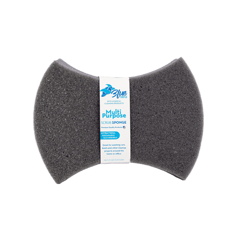 Blue Turtle – 1 Pack Bone Shape Multipurpose Sponge Suitable for Cars, Construction, Work – Non-Scratch, Odor-Resistant All-Purpose Scrubbing Sponge Safely Cleans All Hard & Sensitive Surfaces