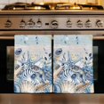 thumbnail image 1 of Blue Turtle Coastal Kitchen Towels Set of 3,Beach Coral Nautical Starfish Sea Eucalyptus Vintage Absorbent Dish Towels for Kitchen,Microfiber Hand Towel,Quick Drying Tea Towel for Cleaning Dishcloths, 1 of 7