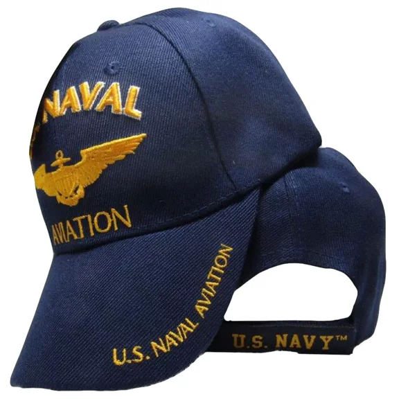 Blue US Navy Naval Aviation Hat Ball Cap Naval Veteran Military Licensed