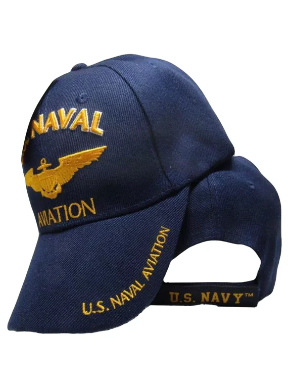 Blue US Navy Naval Aviation Hat Ball Cap Naval Veteran Military Licensed