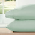 thumbnail image 1 of Noble Linens 2 Piece Pillow Case Set, Aqua, King, 1 of 11
