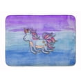 thumbnail image 1 of Blue Unicorn Watercolor Machine Washable Memory Foam Mat, 1 of 4