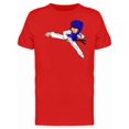 thumbnail image 1 of Blue Uniform Taekwondo Cartoon Tee Men's -Image by Shutterstock, 1 of 2
