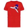 thumbnail image 1 of Blue Uniform Taekwondo Cartoon Tee Men's -Image by Shutterstock, 1 of 2