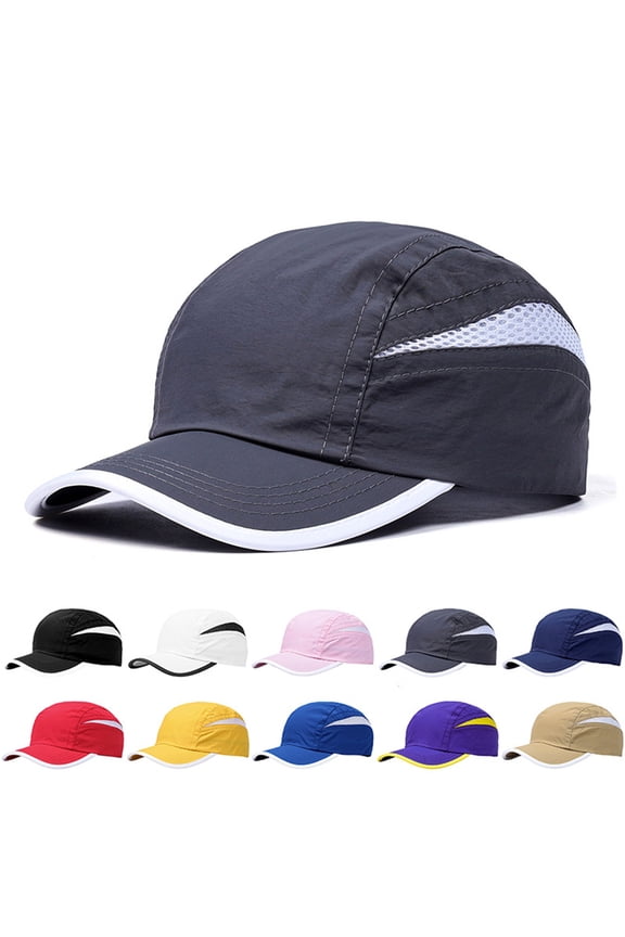 Blue Unisex Vintage Washed Distressed Baseball-Cap Womens Baseball Hat Nylon,Spandex Snapback Hats for Men Women Baseball Cap - Adjustable Fit for Casual Wear One Size