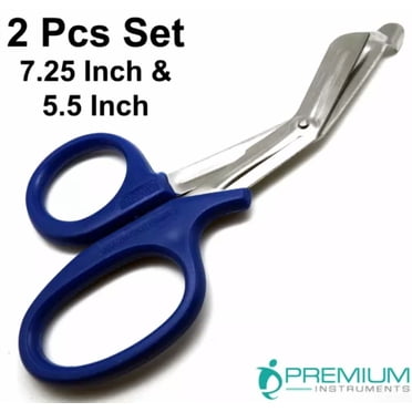 PRECISE CANADA Orange Utility Scissors – 5.5" Multi-Purpose Shears – EMS, EMT, DIY, General Surgery