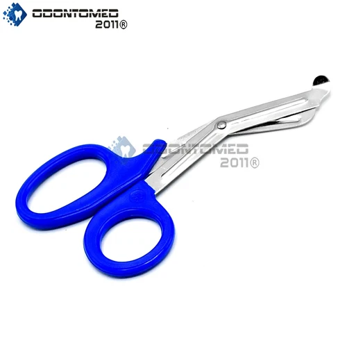 Blue Utility Scissors 5.5" Multi-Purpose Diy Ems Emt Universal Shears Tools