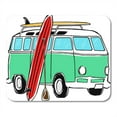 thumbnail image 1 of Blue Van Retro Tropical Happy Hippie Micro Standup Paddle Board Sup Bus Red Beach Mousepad Mouse Pad Mouse Mat 9x10 inch, 1 of 3