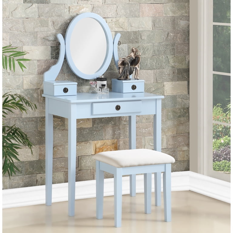 blue dressing table stool Midnight Blue Napali Hawaiian Halter Dress Elegance – Lavahut main image 0