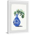 thumbnail image 1 of Blue Vase with White Orchids Framed Painting Print, 1 of 6