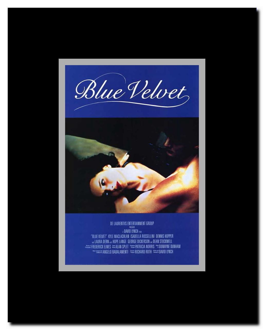 Blue Velvet Framed Movie Poster