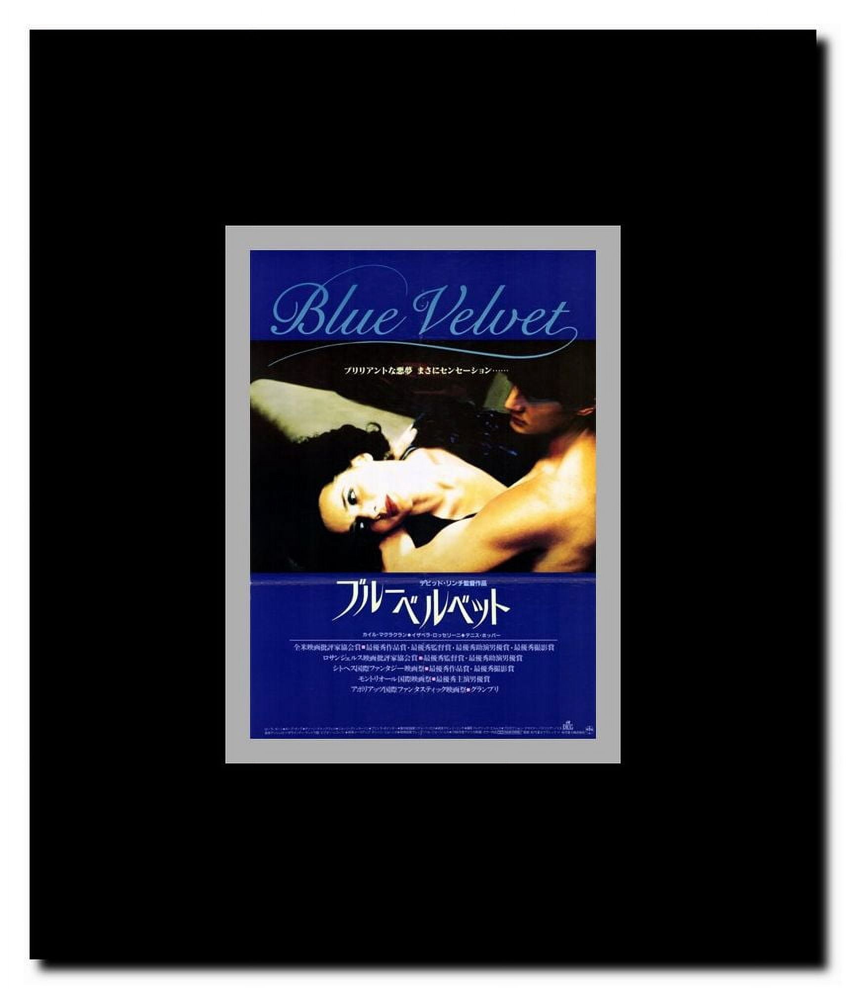 Blue Velvet Framed Movie Poster