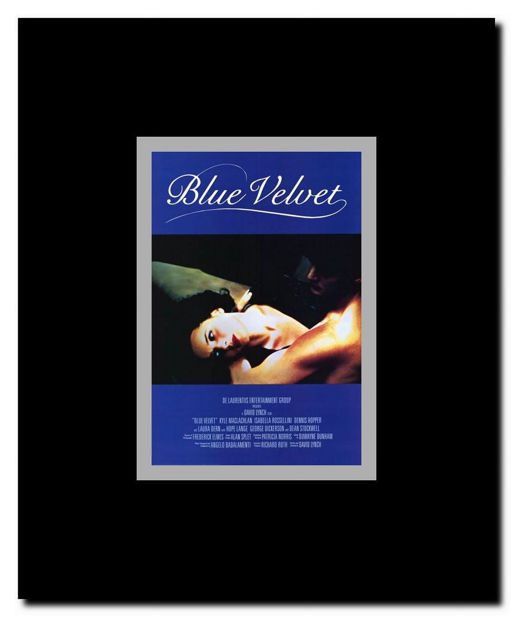 Blue Velvet Framed Movie Poster
