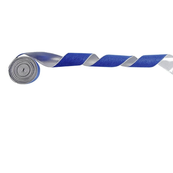 Blue Velvet Ribbon 6.5Cm Width X 5M Length For Craft Gift Wrapping Hair Bow Christmas Decor Diy Projects