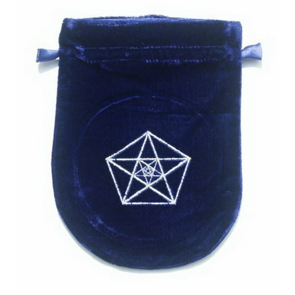 Eastgate Resource Silver Satin Dragon Tarot Bag