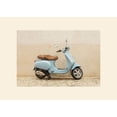 thumbnail image 1 of Blue Vespa Print Wall Art, Modern Wall Decor For Living Room Bedroom, 12x18 UNFRAMED, 1 of 2