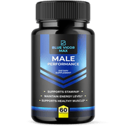 Blue Vigor Max Advanced Formula Pills All Natural Vitamin Supplement 60 Capsules