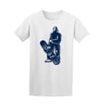 thumbnail image 1 of Blue Vintage Yeti Snowboarder Tee Men's -Image by Shutterstock, 1 of 4