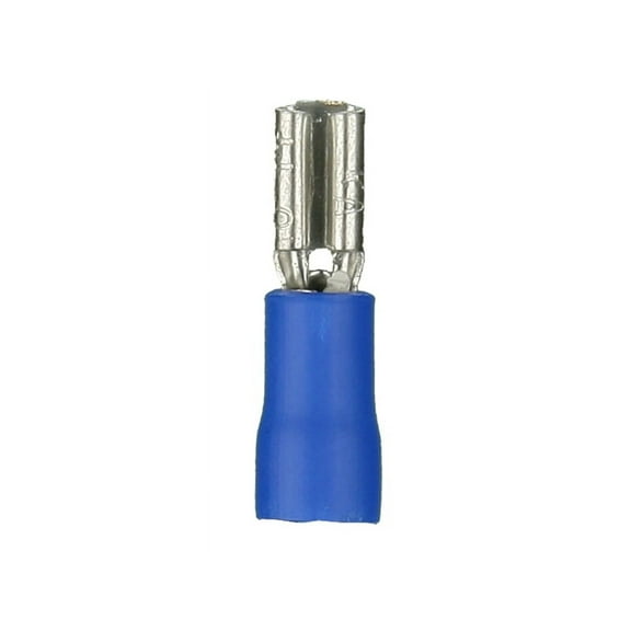 Blue Vinyl Female Quick Disconnect 16-14 Gauge .110