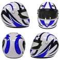 thumbnail image 1 of Blue Vinyl Racing Helmet Decals, 1 of 3