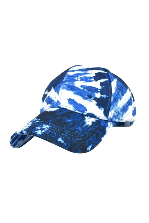 Blue Visors Fashion Unisex Men Women Tie-dyed Sun Hat Adjustable Baseball Cap Hip Hop Hat
