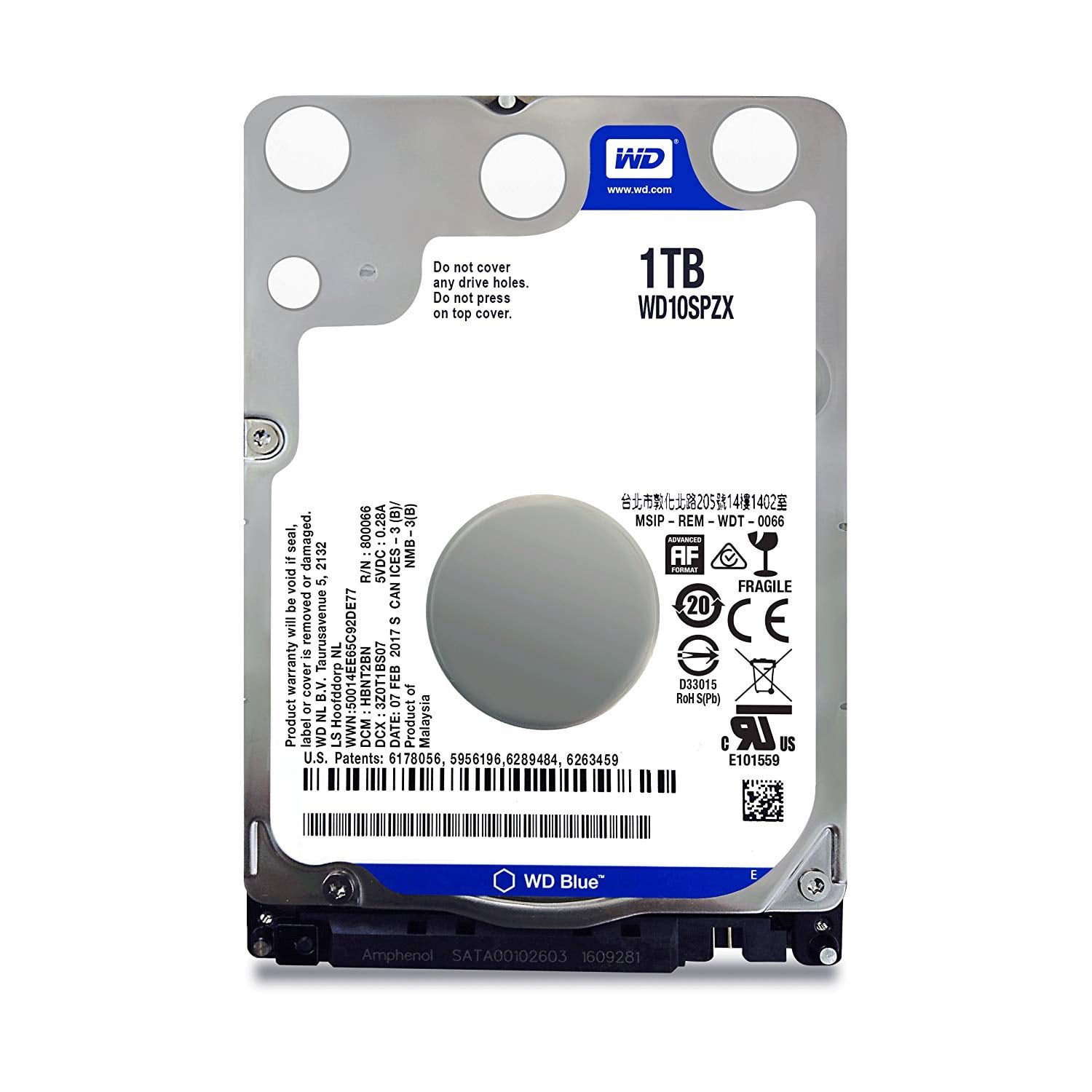 Blue WD10SPZX Hard Drive - Walmart.com
