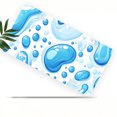 thumbnail image 1 of Blue Water Droplets Pattern Front License Plate, Metal License Plate, Funny Standard Plates Personalized Novelty Decorative For Men/Women/Boys/Girls Car 6×12 Inch, 1 of 6