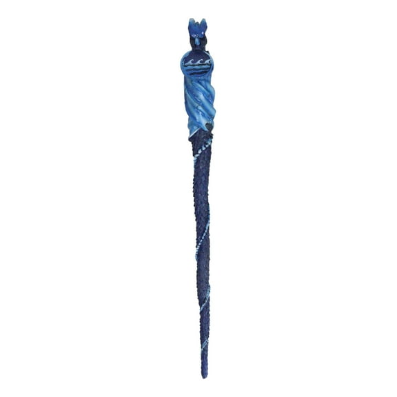 Blue Water Ocean Wave Drake Elemental Dragon Fantasy Cosplay Magic Wand 14" L