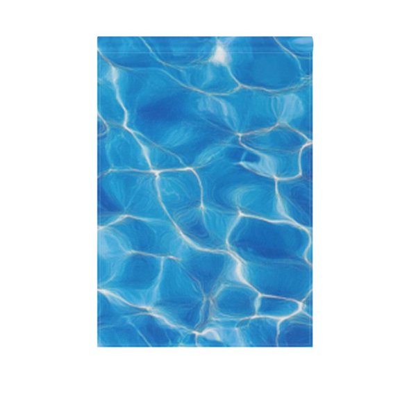 Blue Water Ripples Garden Flag Double Sided 12 x 18/28 x 40 Inch Yard Flag Home Outdoor Yard Patio Lawn Decor