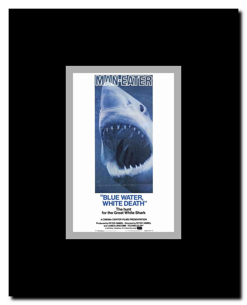 Blue Water White Death Framed Movie Poster