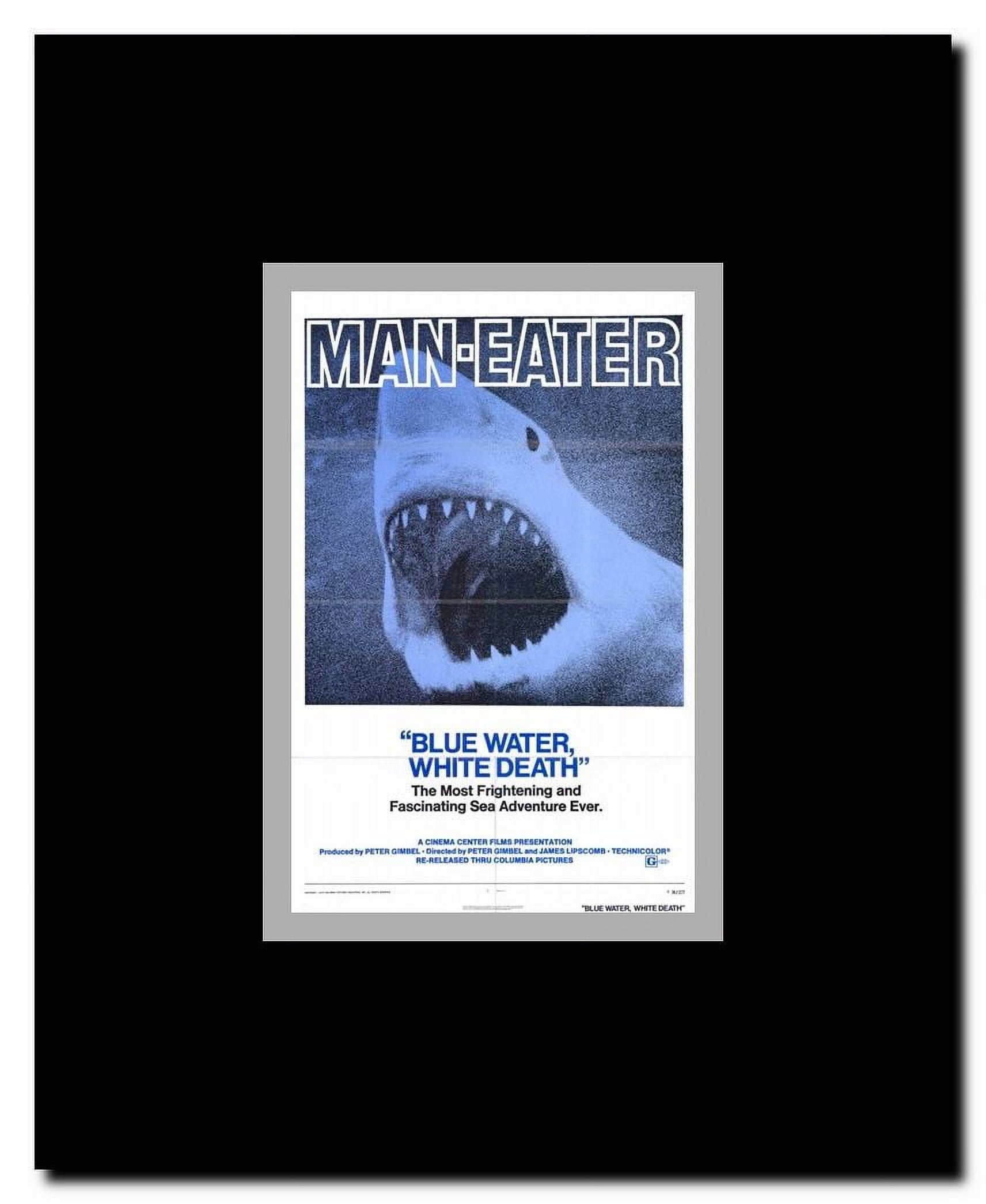 Blue Water White Death Framed Movie Poster