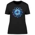 thumbnail image 1 of Blue Watercolor Mandala T-Shirt Women -Image by Shutterstock, Female x-Large, 1 of 4