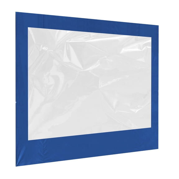 Blue Waterproof Oxford Cloth Canopy Replacement Sidewall with Transparent Window for Party Tent and Outdoor Camping, 3x2m