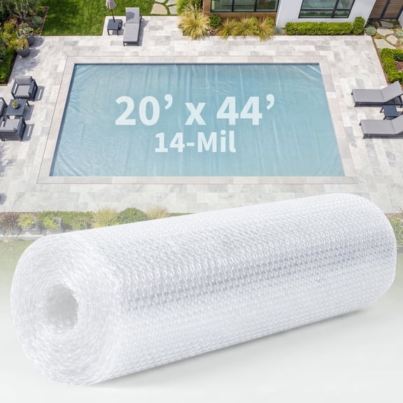 Blue Wave 14-Mil 20' x 44' Rectangular in-Ground Pool Solar Cover