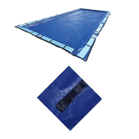 Blue Wave 15 Year Rectangular In Ground Winter Pool Cover 12-ft x 20-ft