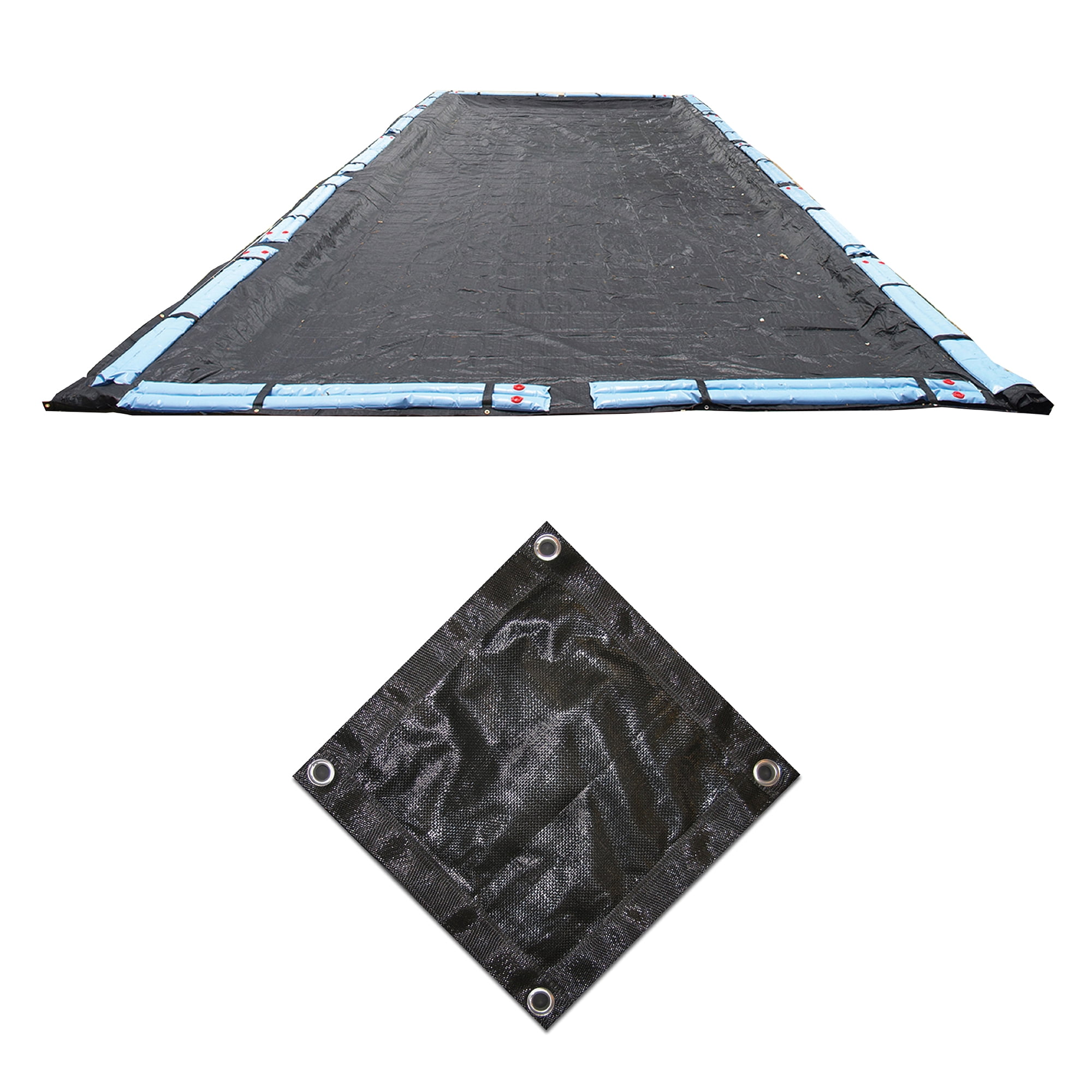 Blue Wave 16' x 24' Rectangular Rugged Mesh In Ground Pool Winter Cover