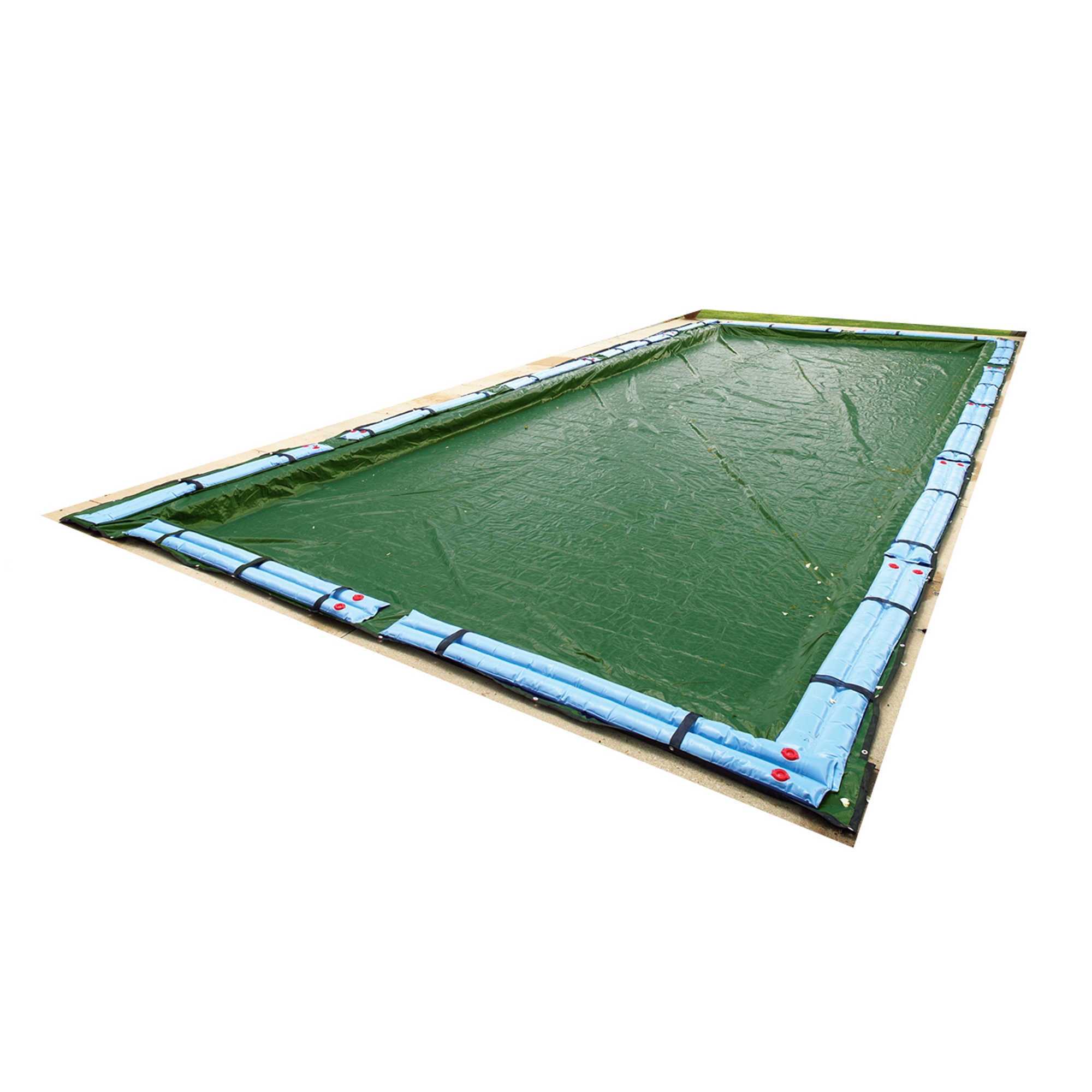 Forest Green 18' x 36' Rectangular In-Ground Pool Winter Cover