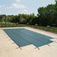 thumbnail image 1 of Blue Wave 18' x 36' Rectangular Mesh In-Ground Pool Safety Cover with 4' x 8' Center Step - Green, 1 of 10