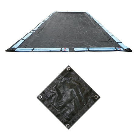 Blue Wave 20' x 40' Rectangular Rugged Mesh In Ground Pool Winter Cover