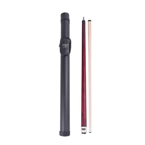 Blue Wave  58 in. Conquest Red & Maple Cue & Case Set
