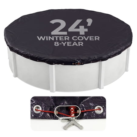 Blue Wave 8-Year 24' Round Above-Ground Pool Winter Cover