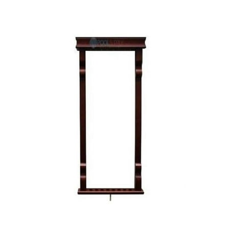 Blue Wave BG2571M Vintage Wall Billiard Pool Cue Rack - Rich Mahogany