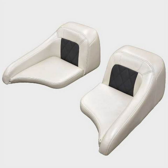 Blue Wave Boat Bow Seats 1BBW8202Z White Gray 32 1/2 Inch (Set Of 2