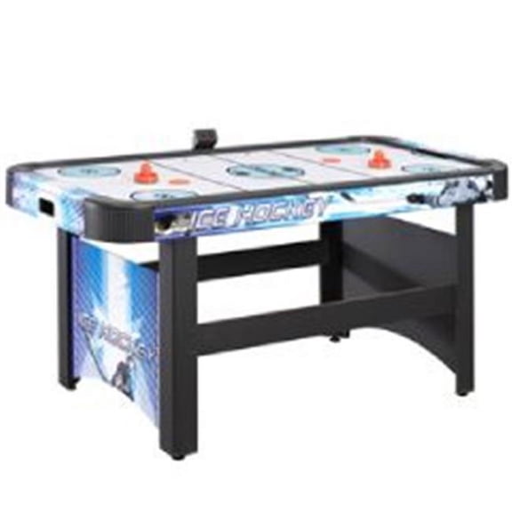 Blue Wave Carmelli 5ft Electric Scoring Air Hockey Table, Includes 2 Strikers and 2 Pucks