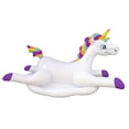 thumbnail image 1 of Blue Wave Cloud Rider Rainbow Unicorn Inflatable Ride-On Pool Float, 1 of 5