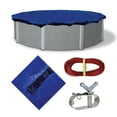 thumbnail image 1 of Blue Wave Durable Waterproof Pool Covers, Polyethylene Blue, 18', 1 of 7