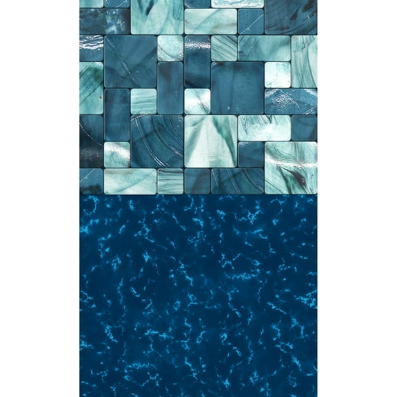 Blue Wave Emerald Coast 21-ft Round Standard Gauge Overlap Liner - 48/54-in