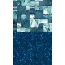 Blue Wave Emerald Coast 27-ft Round Standard Gauge Overlap Liner - 48/54-in