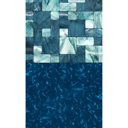 Blue Wave Emerald Coast 30-ft Round Standard Gauge Overlap Liner - 48/54-in